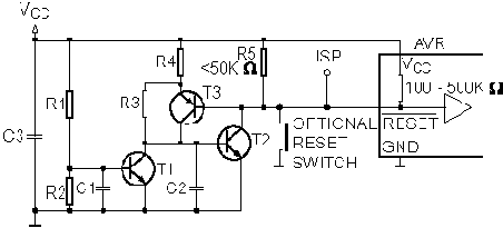 AVR 180: Внешняя защита от провалов напряжения