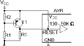 AVR 180: Внешняя защита от провалов напряжения