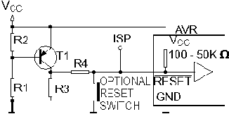 AVR 180: Внешняя защита от провалов напряжения