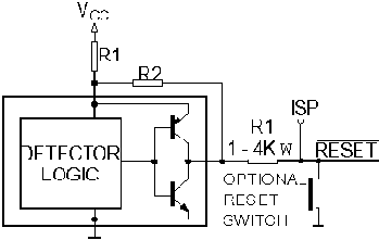 AVR 180: Внешняя защита от провалов напряжения