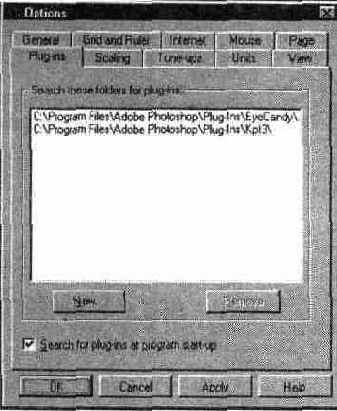  Options  Plugins