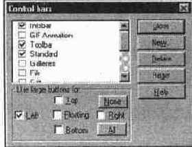   Control bars